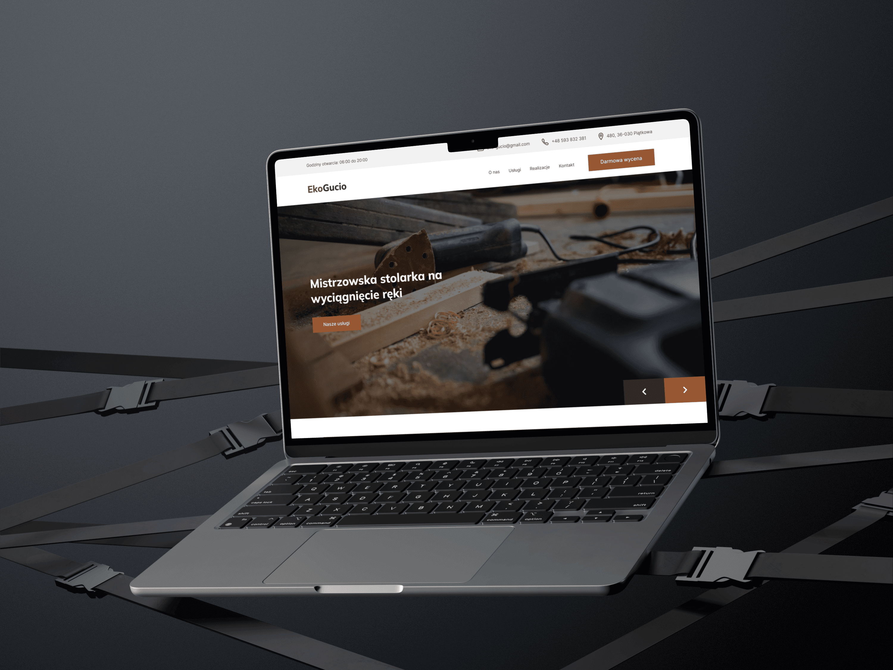 Mockup Strony EkoGucio